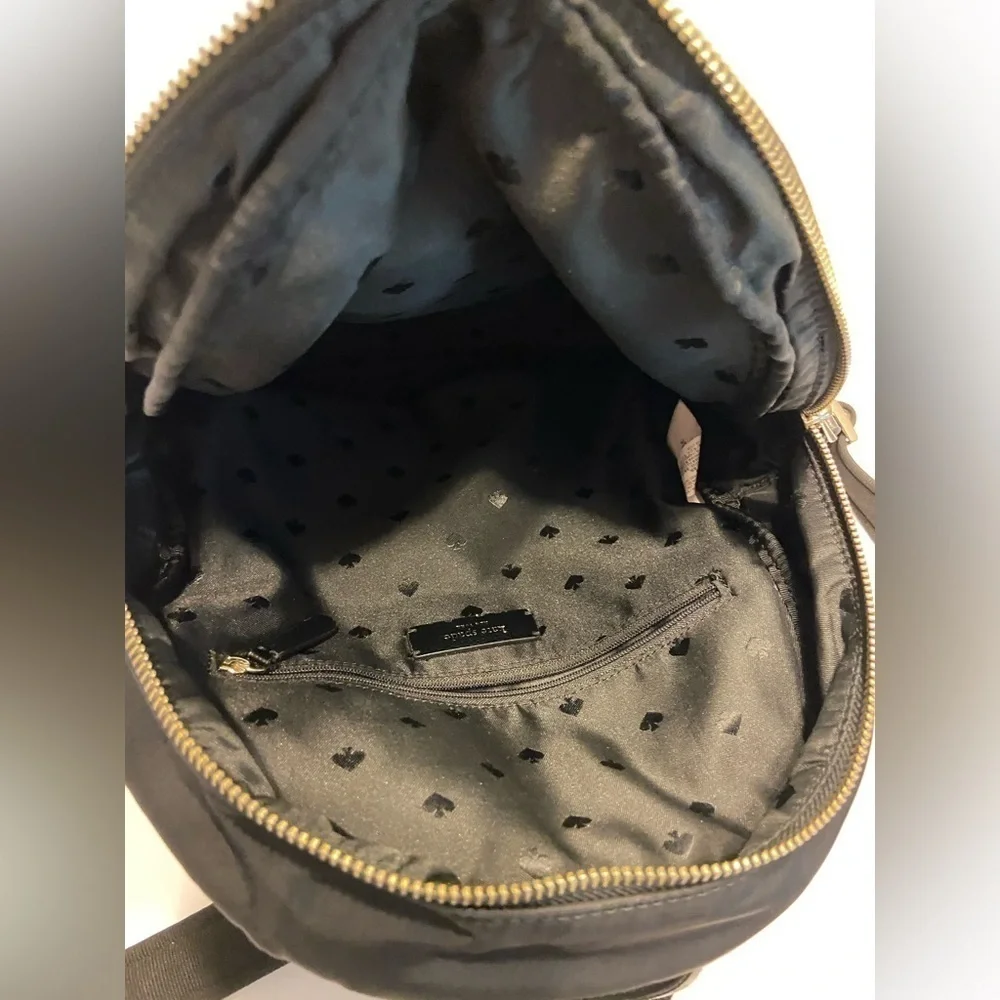 Kate Spade Dawn Black Nylon Medium Backpack